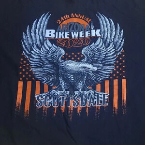ARIZONA BIKE WEEK‎ 2020 Scottsdale Black T-shirt Size XL